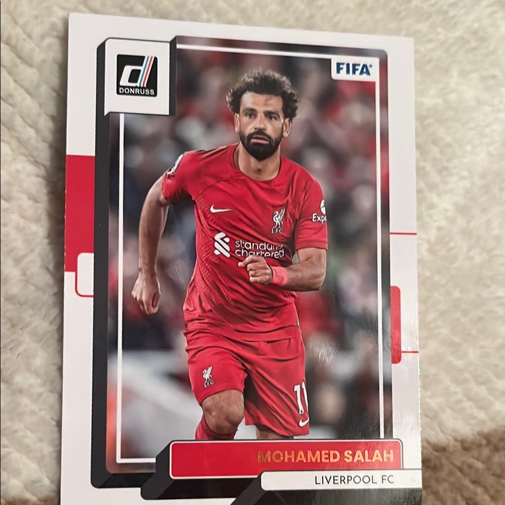 Panini Mohamed Salah Soccer Card